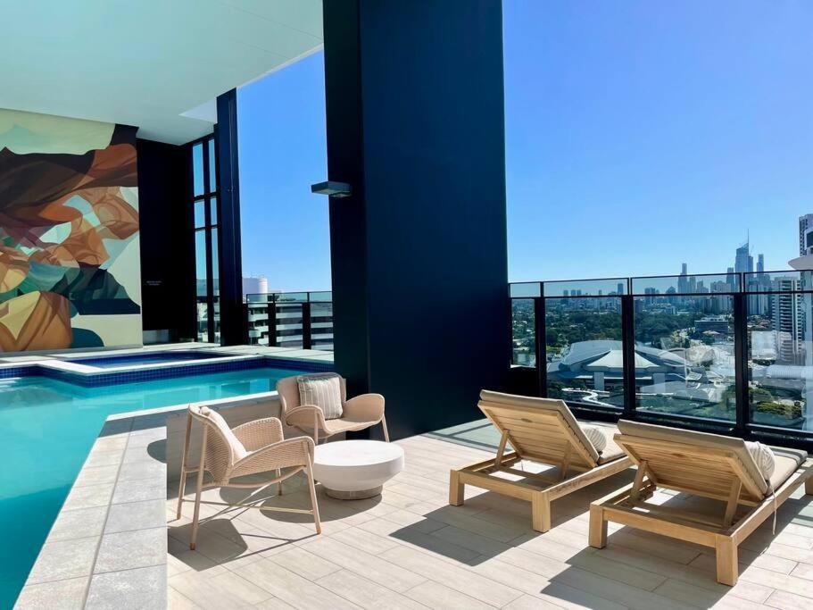 New Impressive 180° River View 1 Bed Apt With Pool 47F Apartment Gold Coast Exterior photo