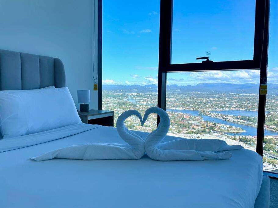 New Impressive 180° River View 1 Bed Apt With Pool 47F Apartment Gold Coast Exterior photo
